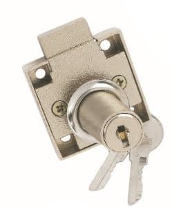 KODIA Chrome Finish Multipurpose Drawer Lock Heavy Duty 6 Brass Levers (27Mm)