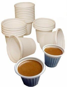 Mini disposable for Cuban Style and espresso coffee cups 3/4 oz. Pack of 1500