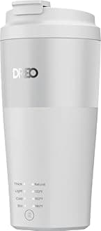 DreoMilk Frother Electric, Coffee Frother, Warm and Cold Milk Foamer (Gray)