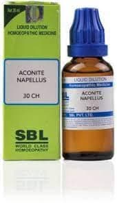 SBL ACONITE NAPELLUS 30CH | PACK OF 3 | 30ML