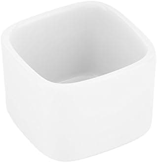 Mini Square Porcelain Dish, Mini Quadrato Dish, Square Ramekin - White - 4.5 oz - 10ct Box - Restaurantware