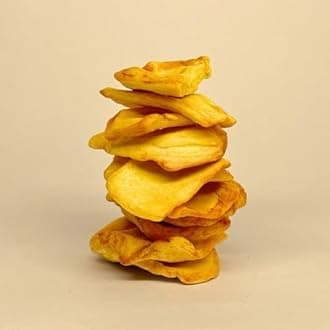 Super Munchies Crunchy Jackfruit Chips | Vacuum Cooked | No Added Sugar, No Salt | Vegan, Gluten-Free, No MSG, No Preservatives | Low Fat, Zero Cholesterol, Trans Fat Free | Healthy Snack (Pack of 2)