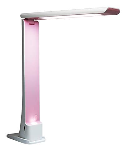 Student Lamp & Lamp For Teens; 16 Bright LED Lights Is A Great Desk Lamp, Reading Light, And Hobby Lamp. Modern Lamp With Touch Sensitive Control, Dimmable, Battery Operated With Night Light In Base