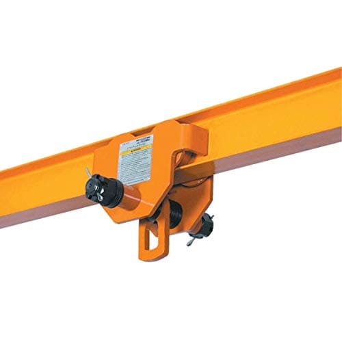 2 Ton Push Beam Trolley Adjustable for I-beam flange width: 4" to 8"