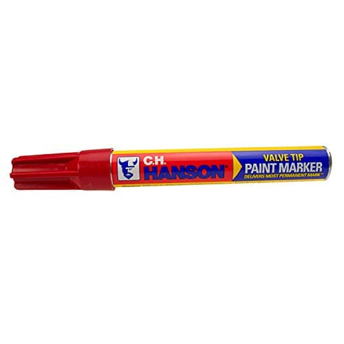 CH Hanson 10297 Red Paint Markers - 12 Count Box