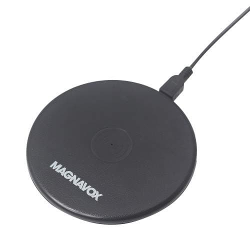 Magnavox MCH4016 Wireless 5W Charging Pad for Mobile Devices and Tablets in Black | Wireless Phone Charging | Compatible with iPhone and Android Devices |