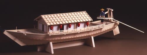 Houseboat (Wooden model Kit)
