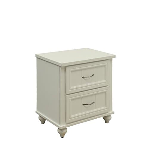 Rosebery Kids 2 Drawer Nightstand in White