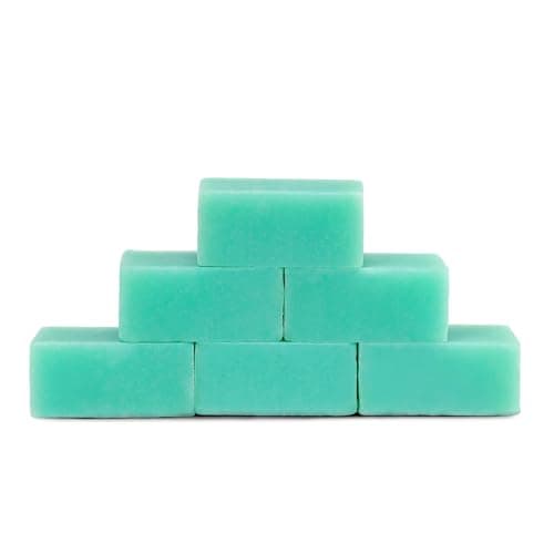 Big Crazy Buffalo Pure Bison Tallow Buff Shampoo Bar, Mountain Rain, (6 pack) - Scents of Sea Salt, Moss, & Freesia - Cleans, Moisturizes, Naturally Derived, No Dyes, No Chemicals, No Preservatives
