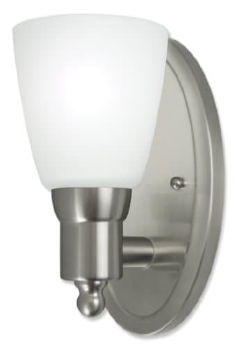 Good Earth Lighting Danube Direct Wire Wall Sconce, Brushed Nickel