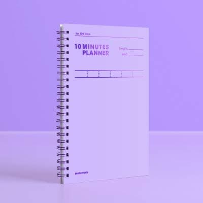10 Minutes Planner 100 Days Color Chip (Violet) / Study Planner/Planner