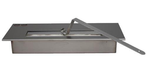 New Firebox Burner 1L Stainless Steel for Fireplace or Table - adjustable Flame