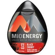 MiO Energy Black Cherry Liquid Water Enhancer, 1.08 fl oz(Pack of 4)