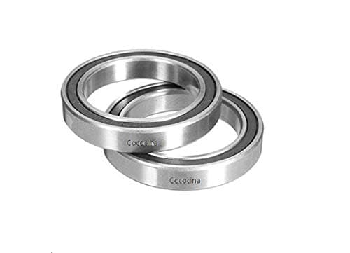 CoCocina 2Pcs 6806-2RS Ceramic Bearings for Cannondale Rotor BB30/PF30/BB 386/BB Right Bottom Bracket