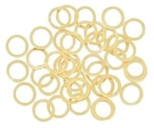 500 Pack Orthodontic Elastics Rubber Bands 3/8' Great for Dog Grooming Top Knots, Bows, Braids, and Dreadlocks by Cayenas