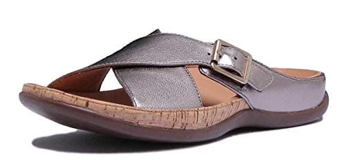 Strive Footwear Maria Buckle Pewter 5