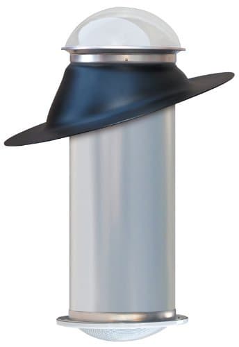 Natural Light Tubular Skylight 13 inch Kit - Pitched - White Diffuser