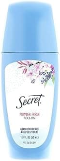 Secret Deodorant Powder Fresh 1.8 Ounce Roll-On (53ml) (Pack of 2)