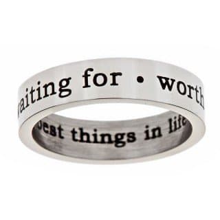 Cornerstone Jewelry Worth Waiting for Purity Ring