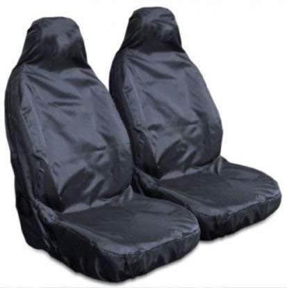 HMS For Ford transit connect Heavy Duty Black Waterproof Car Seat Covers 2 x Fronts