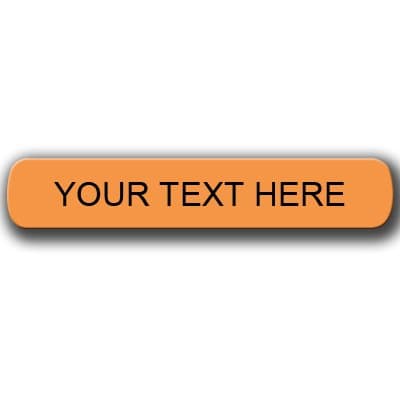 200 pc Bright Orange Iron On Name Labels for Clothing Personalized with Your Name Washable and Dryer Safe PreDieCut 2" x 3/8" Iron On Clothing Labels for Summer Camp Nursing Homes Day Care School