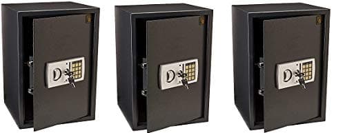 7775 1.8 CF Large Electronic Digital Safe Jewelry Home Secure-Paragon Lock & Safe (3-(Pack))