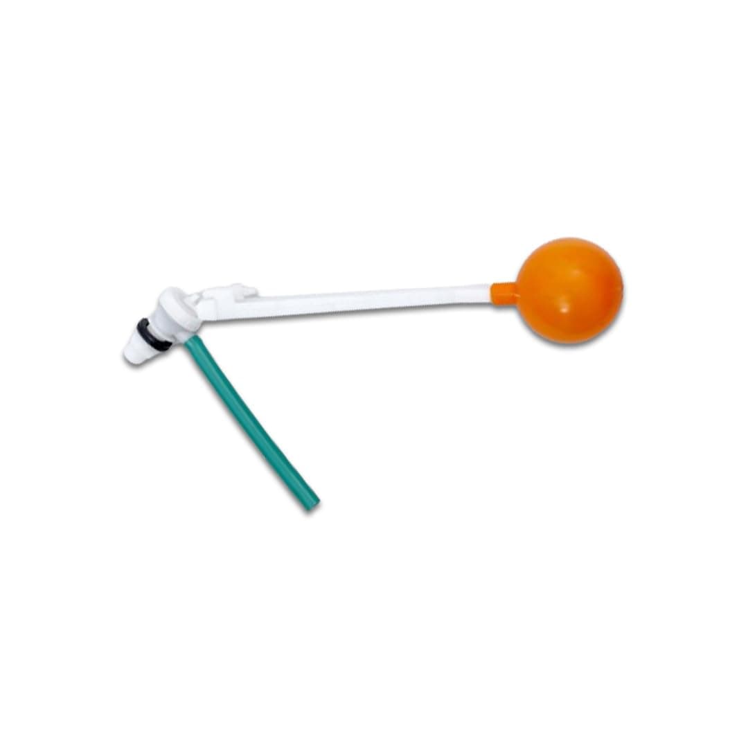Parryware Slimline Plastic PVC Ball Cock Float Valve Set with Ball | Durable Water Float Ballcock Valve for Flush Tank | Inlet valve for Toilet Flush Tank | Toilet Flush Tank Spare Parts | E740299