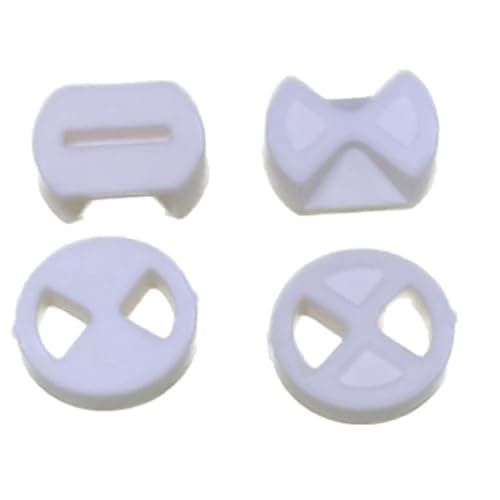 Replacement ceramic disc inserts & gaskets for 3/4" quarter turn cartridge valves (Ceramic Discs x 2)
