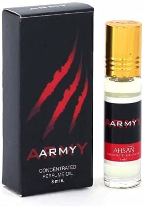 Ahsan ARMY ROLL ON ATTAR PERFUME Eau de Toilette - 8 ml (For Men & Women)