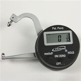 iGaging Digital Electronic THICKNESS GAGE 0-1/25mm MICROMETER CALIPER Inch/mm/Fractions by iGaging