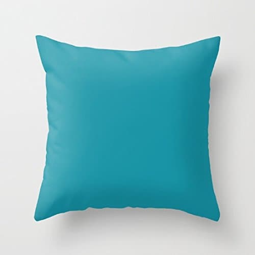 Deep Teal Solid Pillow Covers Decorative Teen Throw Pillows Cute Room Decor for Teen Girls 18 X 18