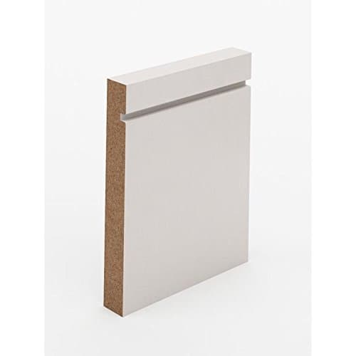 White Primed Modern MDF Skirting Board 68mm x 18mm x 4m In Various Pack Sizes Free Delivery (1)