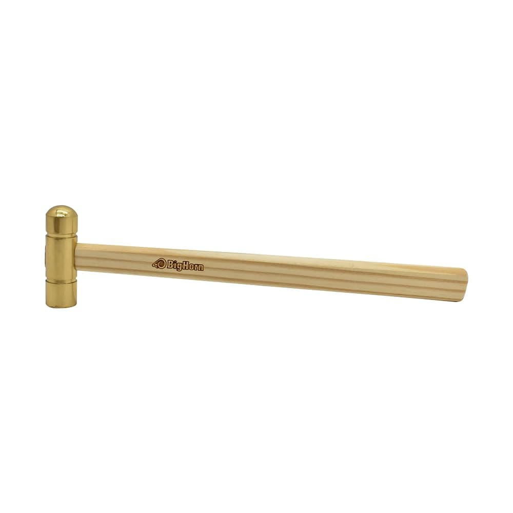 19257 Hammer with Hardwood Handle and Solid Brass Head, 4 oz