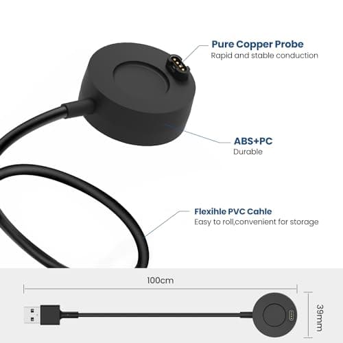 2-Pack Charger Compatible with Garmin Approach S62 Charger Cradle Dock Replacement Portable Charging Docking Station + USB Cable Cord