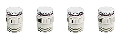 Studor 20349 REDI-VENT Air Admittance Valve, 1-1/2" or 2" ABS Adapter, White (4-(Pack))