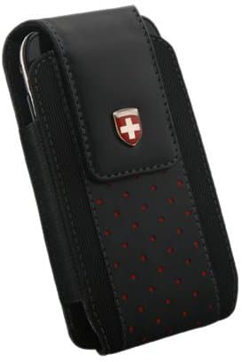 Swiss Leatherware Alps Case for DROID X, EVO 4G, Galaxy S, and XL PDAs - Black