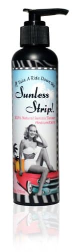 Pristine Beauty Sunless Strip Sunless Tanner, 6-Ounces Bottle