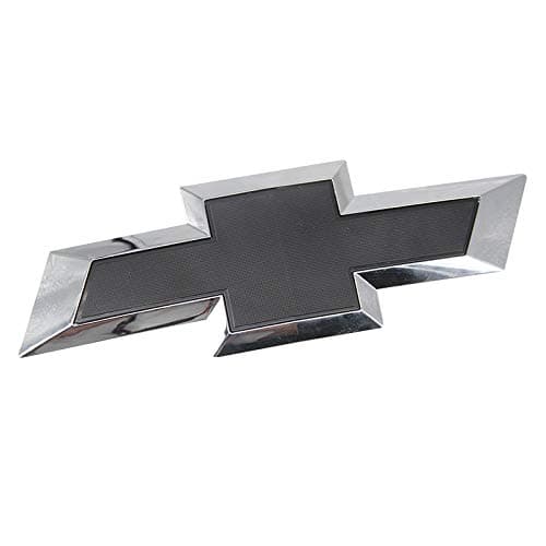 guzetop Black Front Grille Bow tie Bowtie Emblem Compatible with 2016-2018 Chevy Silverado 1500
