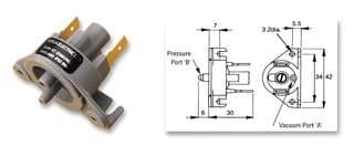 HERGA 6753-AEJA-A000 PRESSURE SWITCH, SPST-NO, 6.832 MBAR