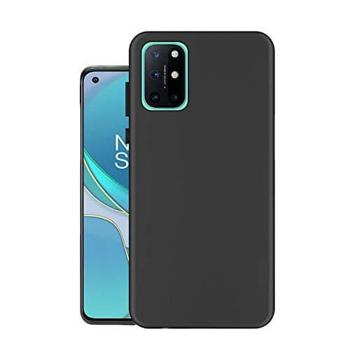 Hello Zone Exclusive Matte Finish Soft Back Case Cover for OnePlus 8T - Black