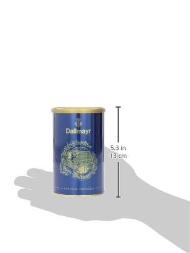 Dallmayr Antigua Tarrazu Ground Coffee Gift Tin, Blue, 8.8 Ounce