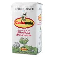 YERBA MATE CACHAMATE SERRANAS HERBAL BLEND - HIERBAS SERRANAS - 500 GR/1.1 LB (2 PACK)