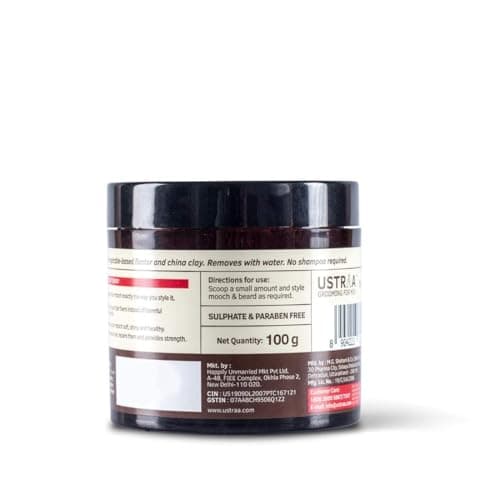 Ustraa Beard and Mooch Wax for Beard Styling, 100g