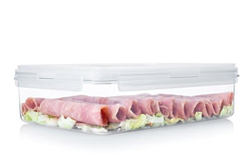 Komax Hikips Food Storage Containers - for Bacon, Cold Cuts or Deli Meat - Premium Tritan Material, BPA Free - Airtight, Leakproof, Snap Locking Lids - Microwave, Freezer and Dishwasher Safe