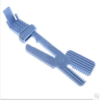 Angzhili 3 Pcs Dental X Ray Film Holder,Intraoral Film Clip Holder(Blue)