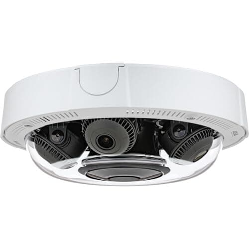 - AXIS P3737-PLE Multisensor Panoramic Camera, 20MP IP Security Camera, Indoor Outdoor, Infrared, 5MP per Channel at 20 fps