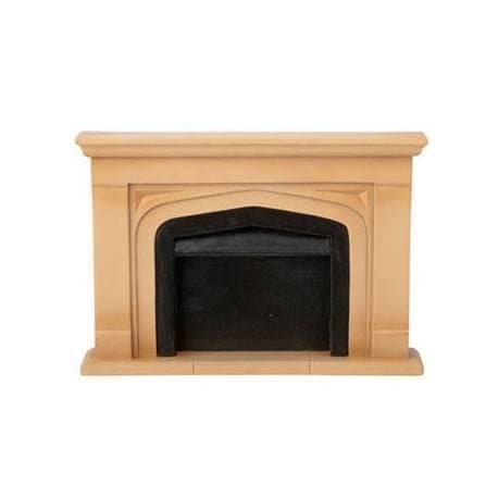 Dollhouse Resin Small Manor Fireplace Mantel