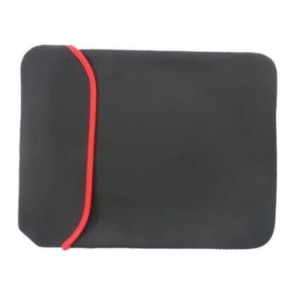 Technotech 12 Inch Laptop Sleeve Bag Cover Case Guard Reversible - Black & Red