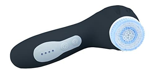 ProSonic Glow Cleansing & Exfoliation Brush System, Includes 3 Speeds, 4 Brush Heads, Cleanser, Microderm Cream, Gray