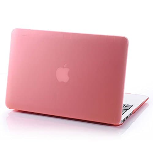 Love iCase - Macbook Pro Case 13 inch with Retina Display Smooth Touch Plastic Hard Case Cover NO CD-ROM Drive (Model A1502 & A1425) - Pink